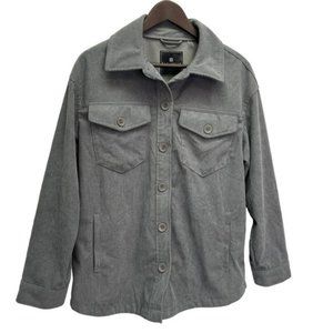 Bagatelle Collection Grey Corduroy Shacket Jacket